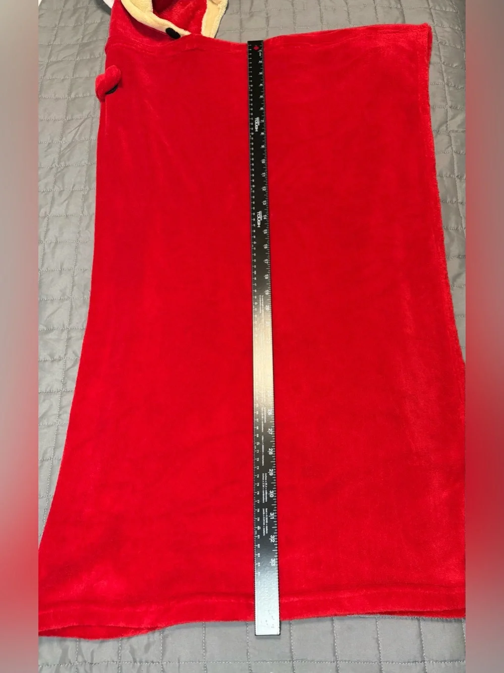 Texas Tech University Raider Red Hooded Throw Blanket 46x36 Mascot Wear 2013 Fan